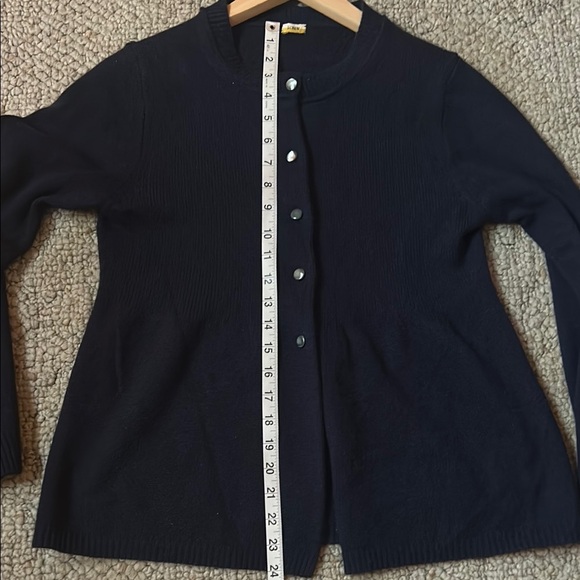 J. Crew Dark Blue Button Down Cardigan - Picture 13 of 13